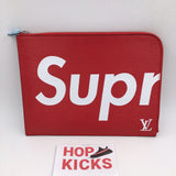 Louis Vuitton x Supreme Pochette Jour Epi Red [ PREMIUM MATERIALS] - Photo 3