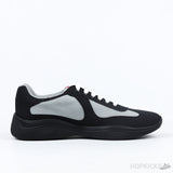 Prada America's Cup Soft Rubber Black Sneakers (Premium Plus Batch) - Photo 3