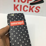 Supreme dotted black Iphone 6/6s Cover - Photo 1