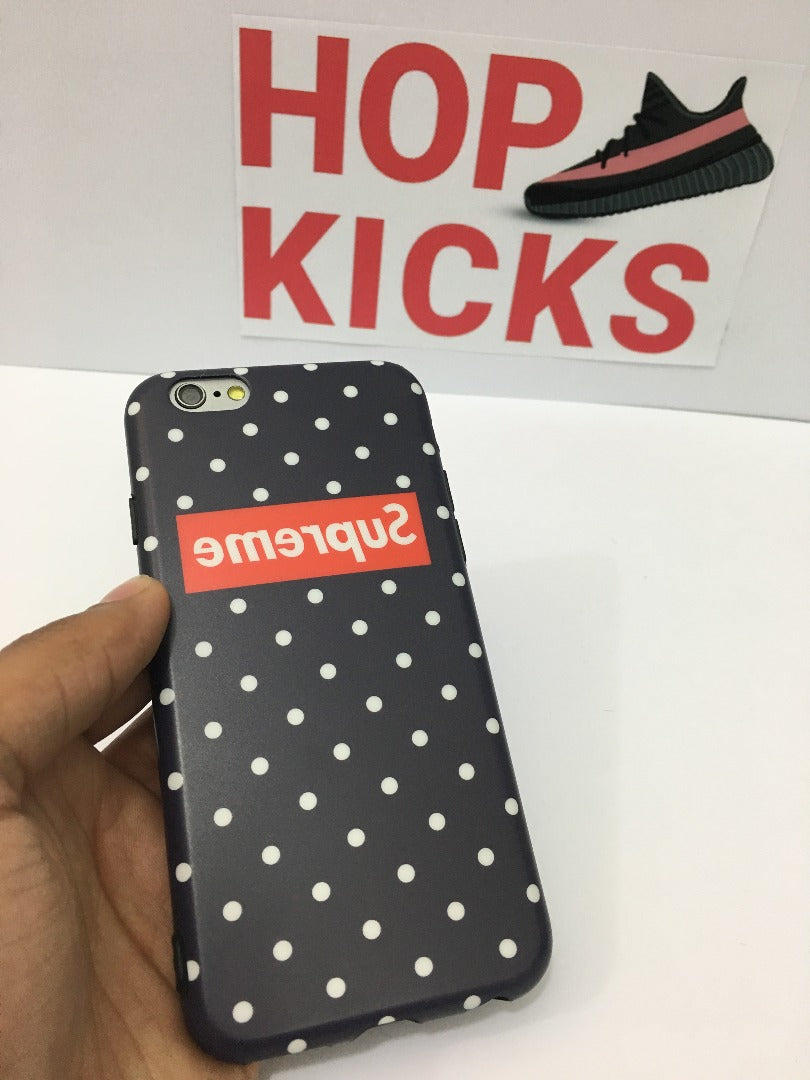 Supreme dotted black Iphone 6/6s Cover