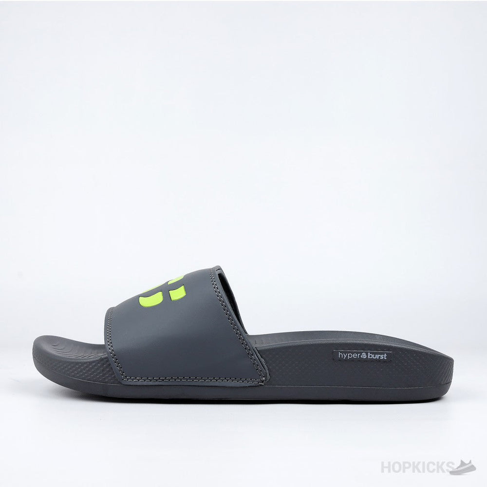 Skechers Hyper Burst Memory Foam Slide Grey