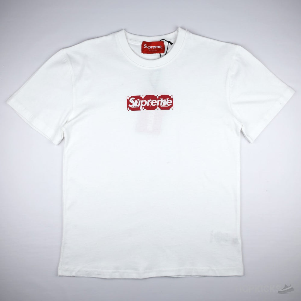 Louis Vuitton x Supreme White Tee