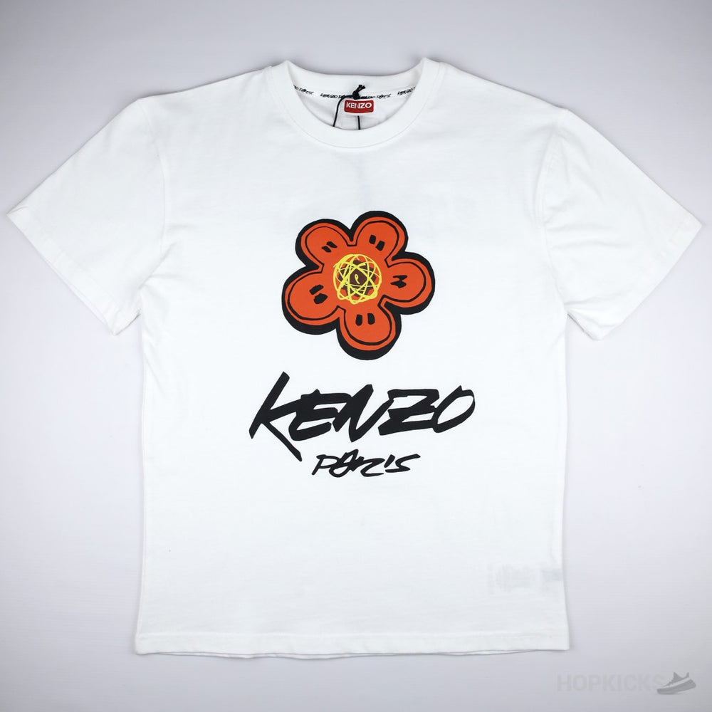 Keenzo Boke-flower Paris White T-shirt
