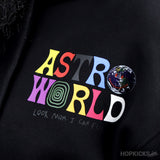 Astro World Look Mom I Can Fly Printed Hoodie - Photo 7