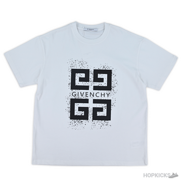 Givenchy Printed Logo White T-Shirt (Imported Premium Finish)