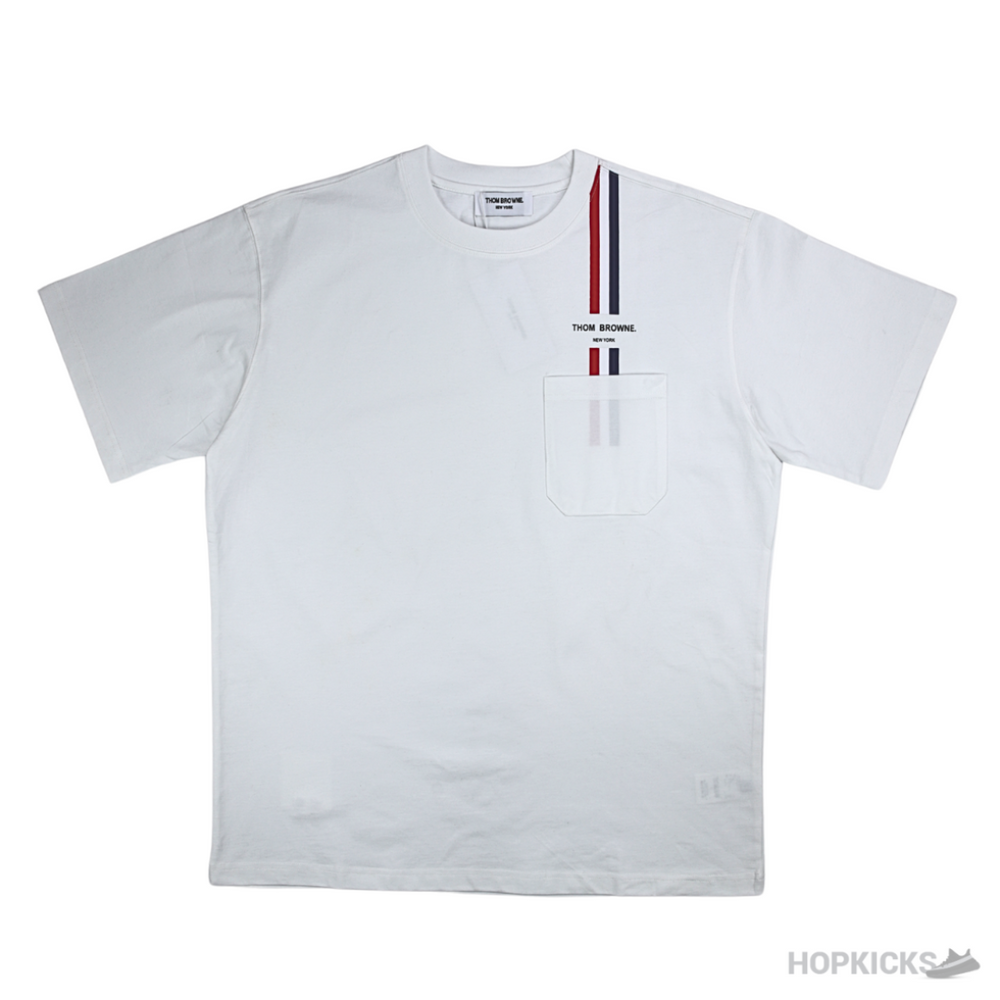 Thom Browne Tri Strip Printed T-Shirt (Imported Premium Finish)