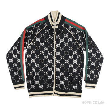 Gucci Webbing Trimmed Cotton Track Jacket