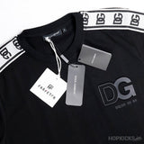 Dolce & Gabbana Logo Tape Technical Jersey T-Shirt - Photo 3