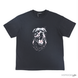 Givenchy Dog Printed Black T-Shirt (Imported Premium Finish) - Photo 1