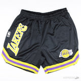 Lakers NBA Yellow and Blue Strips Shorts | Original Product - Photo 1