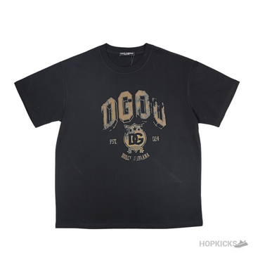 Dolce & Gabbana Logo Patch Black T-Shirt (Imported Premium Finish)
