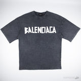 Balenciaga Tape Type Charcoal T-shirt - Photo 1