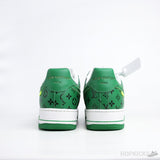 LV x Air Force 1 Low By Virgil Abloh White Green - Photo 8