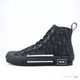 Dior Oblique Jacquard B23 Black High-Top Sneaker (Premium Plus Batch) - Photo 1