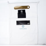 Versace Black Leather Metal Logo (Dot Perfect) - Photo 16