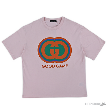 Gucci Printed Pink T-Shirt (Imported Premium Finish)
