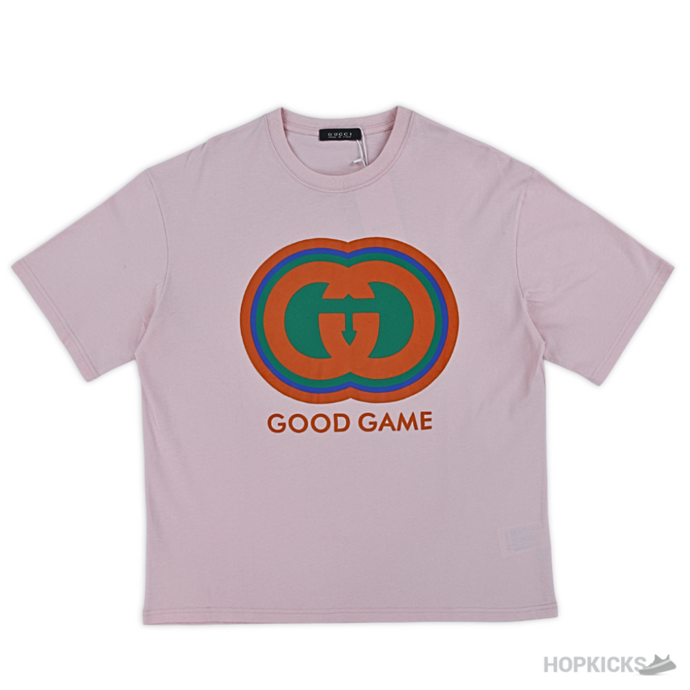 Gucci Printed Pink T-Shirt (Imported Premium Finish)