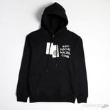 Anti Social Social Club Smells Bad Hoodie Black - Photo 2