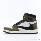Air Jordan 1 Retro High OG x Travis Scott Mocha (Dot Perfect) - Photo 1