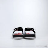 Air Jordan Hydro 5 Retro White Fire Red Slides - Photo 14