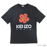 Keenzo Flower Printer Black T-Shirt (Imported Premium Finish) - Photo 1