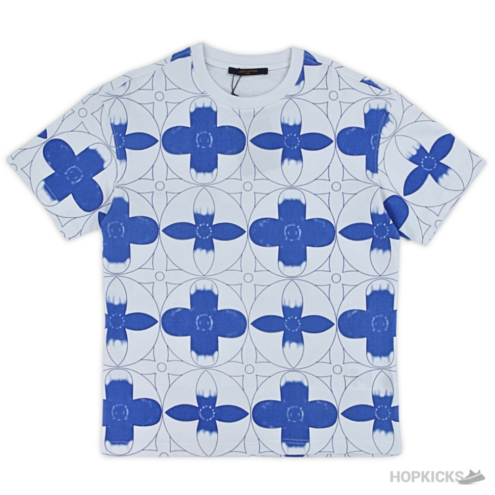 LV All Over Printed White T-Shirt (Imported Premium Finish)