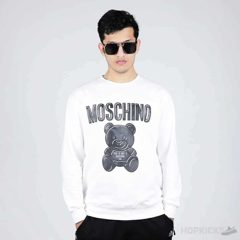 Moschino Teddy Bear Organic Cotton Sweatshirt