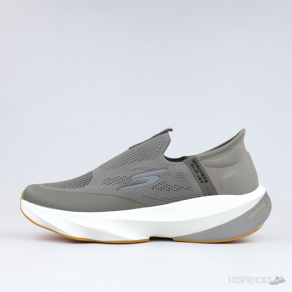 Skechers Hands Free Slip-ins: GO WALK Arch Fit 2.0 – Hyper Burst (Taupe/Grey)