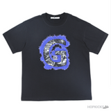 Givenchy Logo Printed Black T-Shirt (Imported Premium Finish) - Photo 1