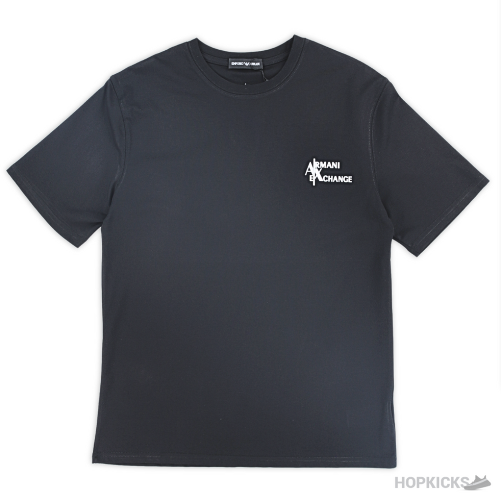Armani Exchange Logo Black T-Shirt (Imported Premium Finish)