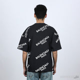 Balenciaga Paris Oversized Black T-Shirt (Economy Batch) - Photo 4