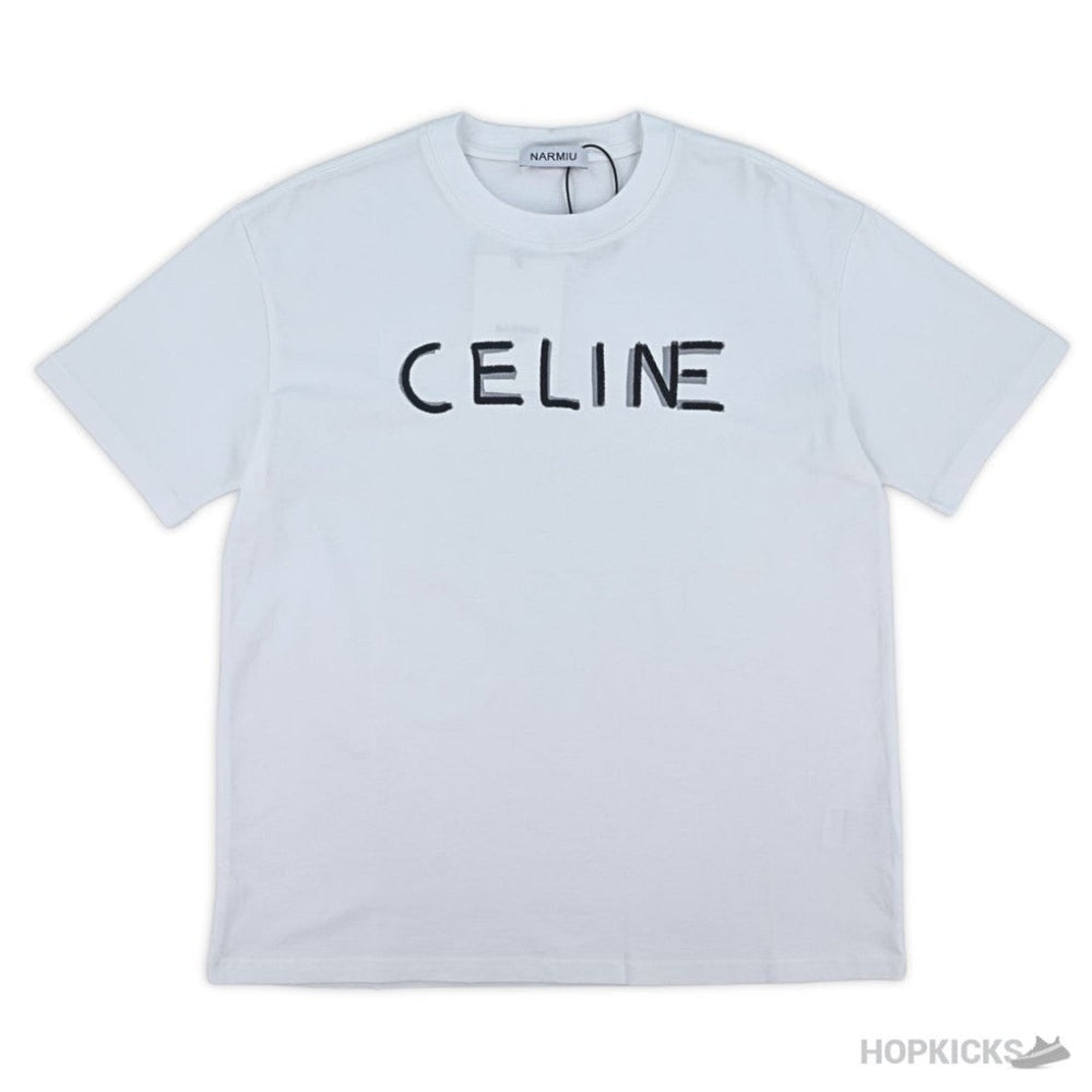 Narmiun Celine Logo Printed T-Shirt (Imported Premium Finish)