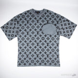 LOUIS VUITTON VELCRO MONOGRAM SS TEE - GREY - Photo 1