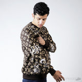 LV Monogram Embroidered Wool Crewneck (Dot Perfect) - Photo 3