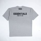 Essential Back Logo Grey T-Shirt - Photo 2