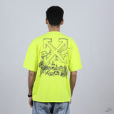 OFF White Arrows and Graffiti Neon T-Shirt (Economy Batch) - Photo 1