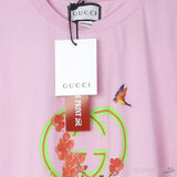 Gucci X Tiger Interlocking Premium T-Shirt Soft Pink (Economy Batch) - Photo 2