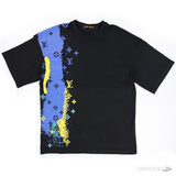 LV Multi Printed Black T-shirt - Photo 1