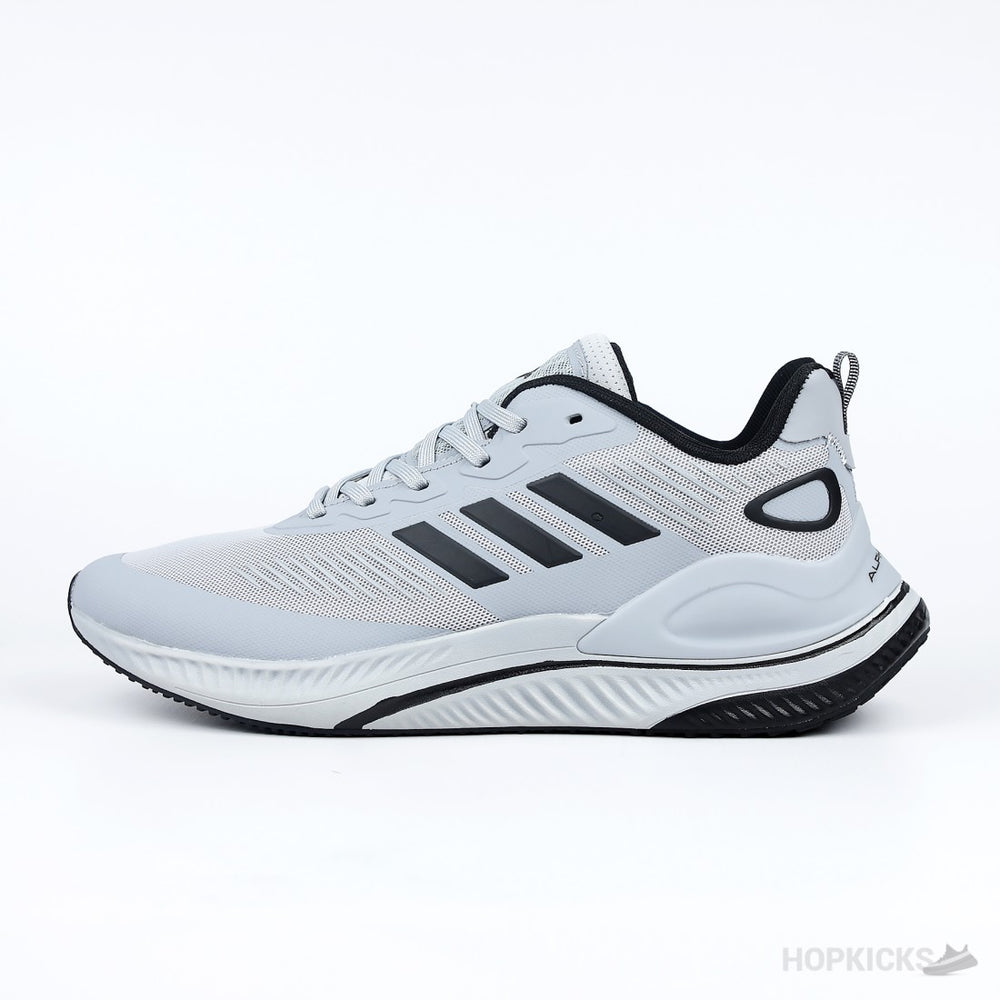Adidas Alphamagma Light Grey Core Black (Premium Batch)