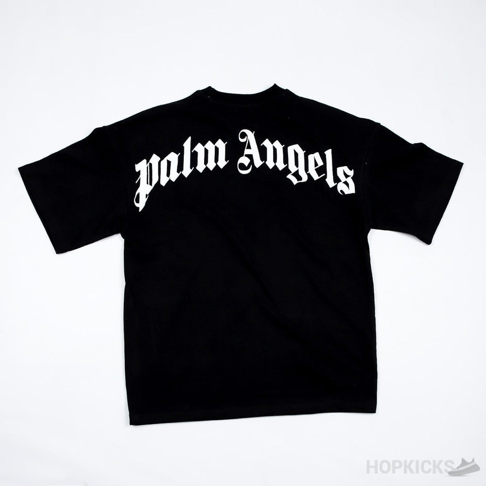 Palm Angels Classic Logo Print Black Tee