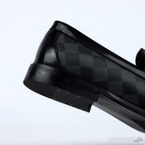 LV Moccasin Plain Leather Brown Loafers (Dot Perfect) - Photo 13