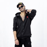 Comme Des Garçons Play Heart-Patch Zip-up Hoodie - Photo 8