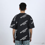 Balenciaga Paris Oversized Black T-Shirt (Economy Batch) - Photo 7