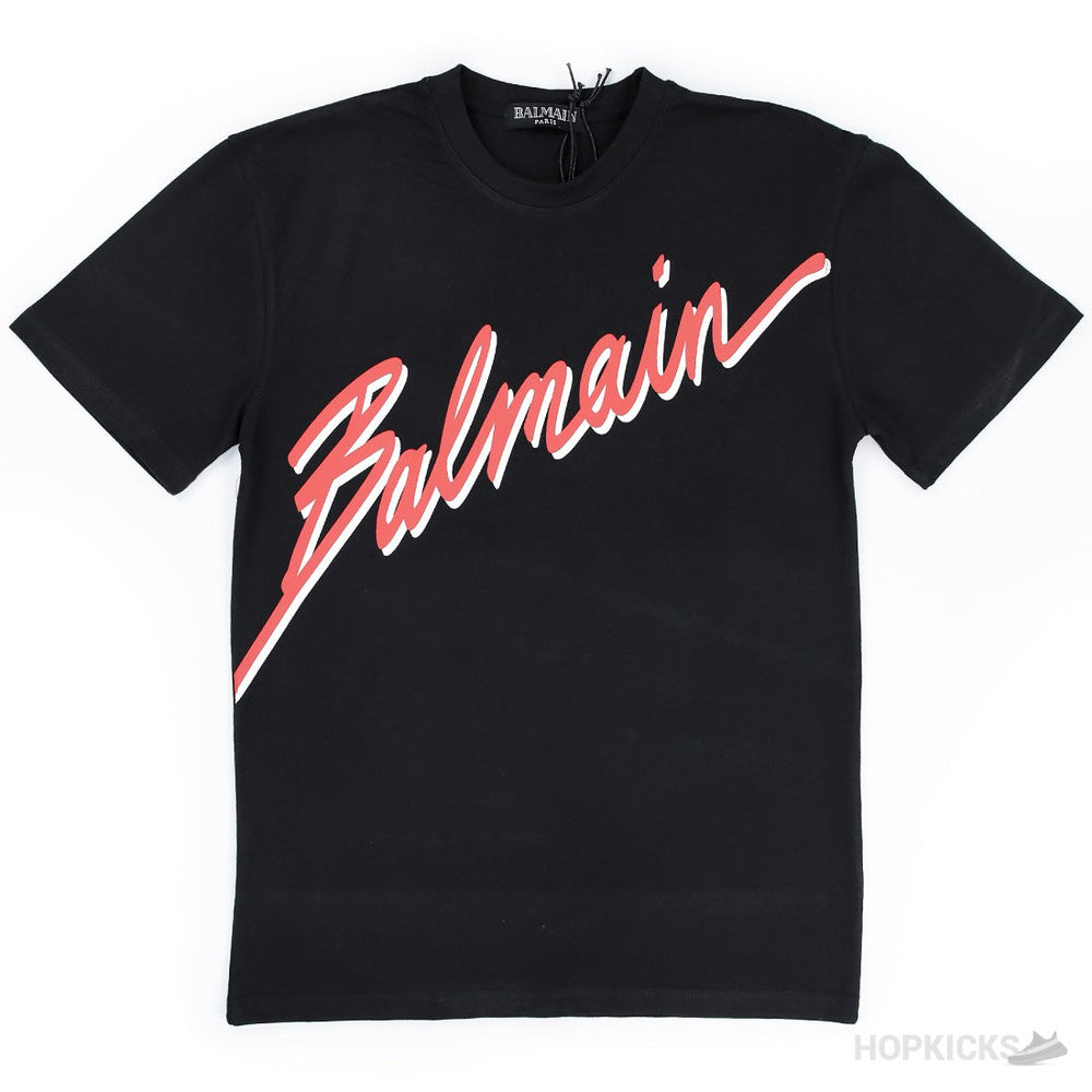 Balmian T-shirt with Balmain Letter Logo