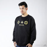 LV Front Monogram Black Sweatshirt (Dot Perfect) - Photo 5
