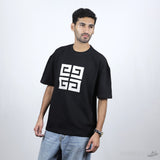 Givenchy Front Sided Logo Printed Black T-Shirt - Photo 7