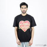 L*V x Nigo Intarsia Jacquard Heart Crewneck Dark Ocean - Photo 1