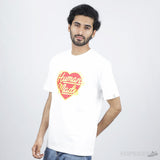 Human Made Red Heart Logo White T-Shirt - Photo 2
