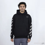 Off-White Chain Link Arrows Motif Drop Shoulder Hoodie - Photo 2