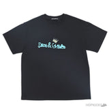 D&G Crown Logo Printed Black T-Shirt (Imported Premium Finish) - Photo 1